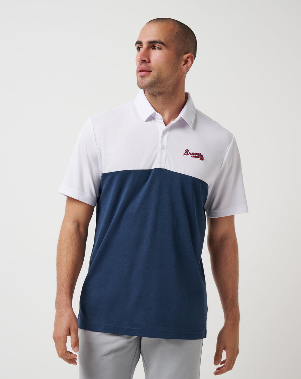 TravisMathew | Atlanta Braves Home Run Leader Polo