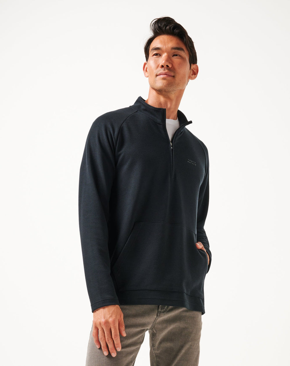 TravisMathew | Performance Waffle Quarter Zip