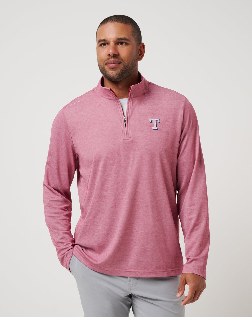 TravisMathew | Texas Rangers Time To Tailgate Quarter Zip