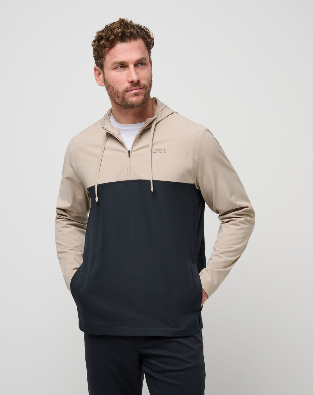 TravisMathew | Rocky Shore Quarter Zip Hoodie