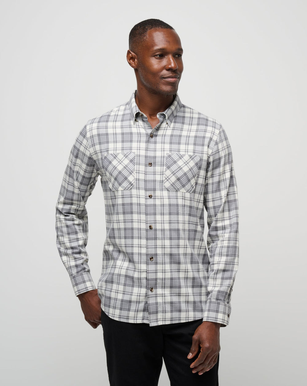 TravisMathew | Cloud Flannel Plaid Button-Up