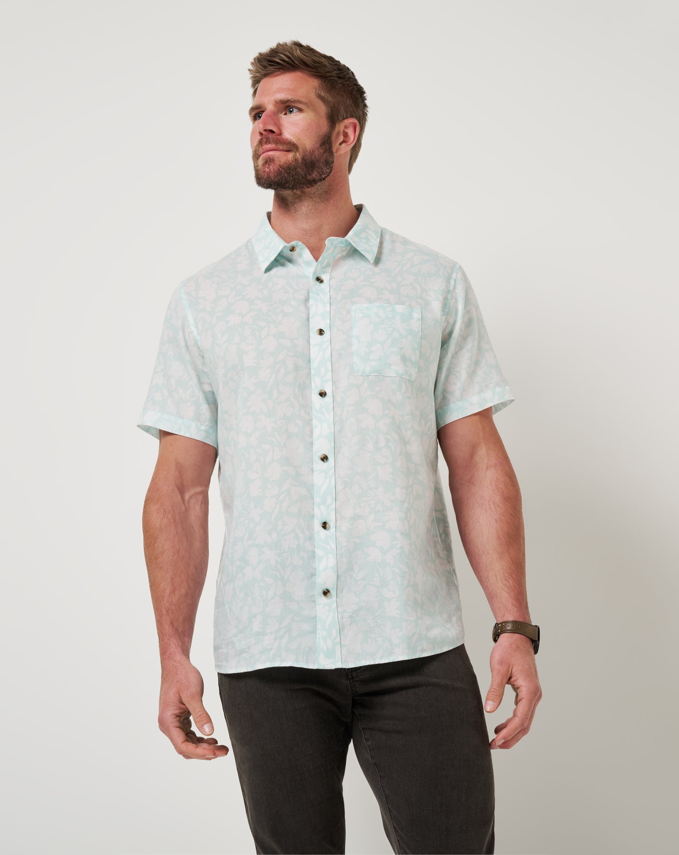 Travis Mathew Outlets Double Room Button-Up Men