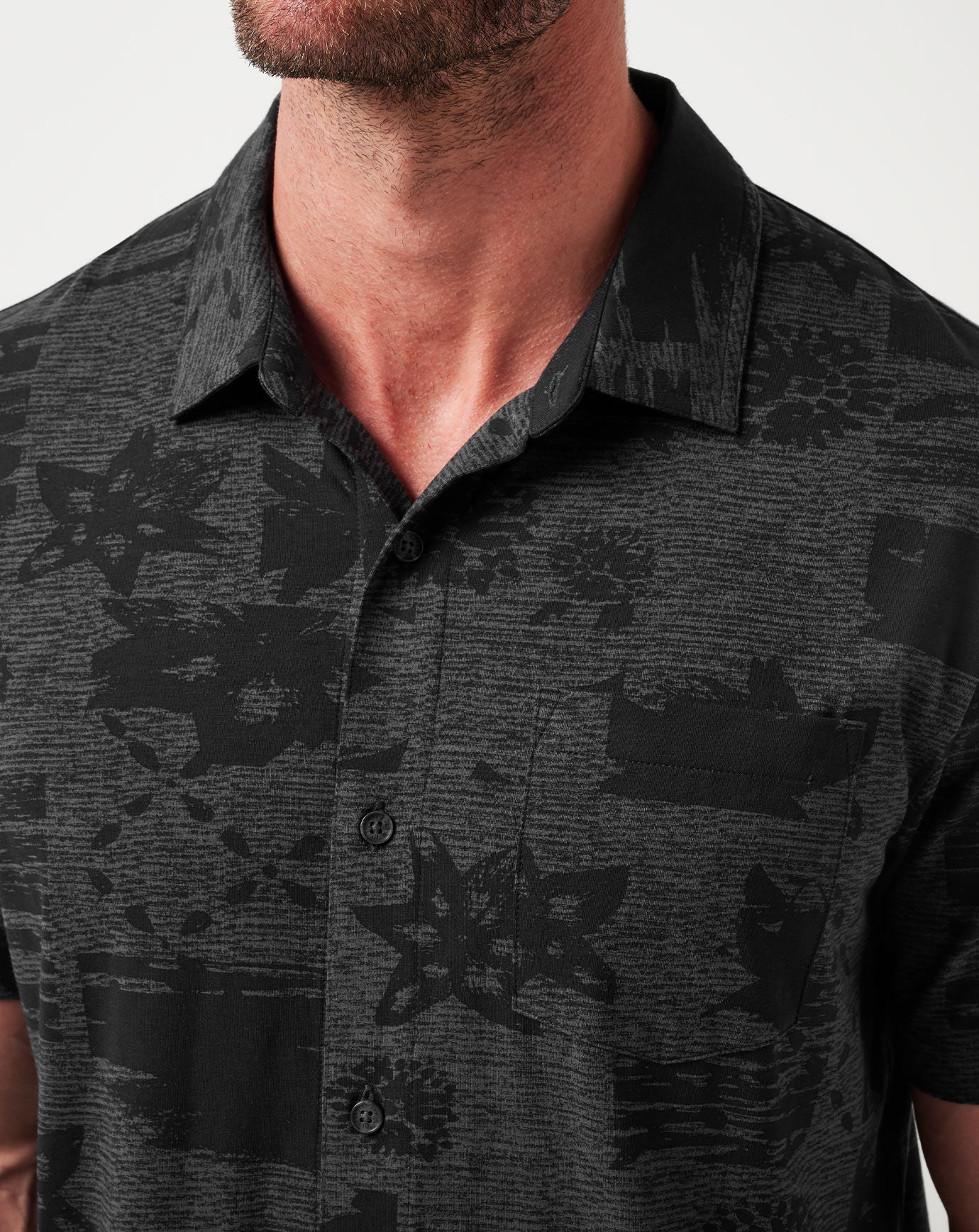 Travis Mathew US Knit Gravitation Button-Up Men