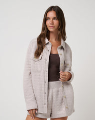 TravisMathew | Cloud Coastal Quilted Shacket