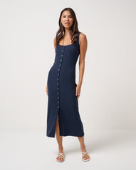 TravisMathew | Cloud Rib Button Tank Dress