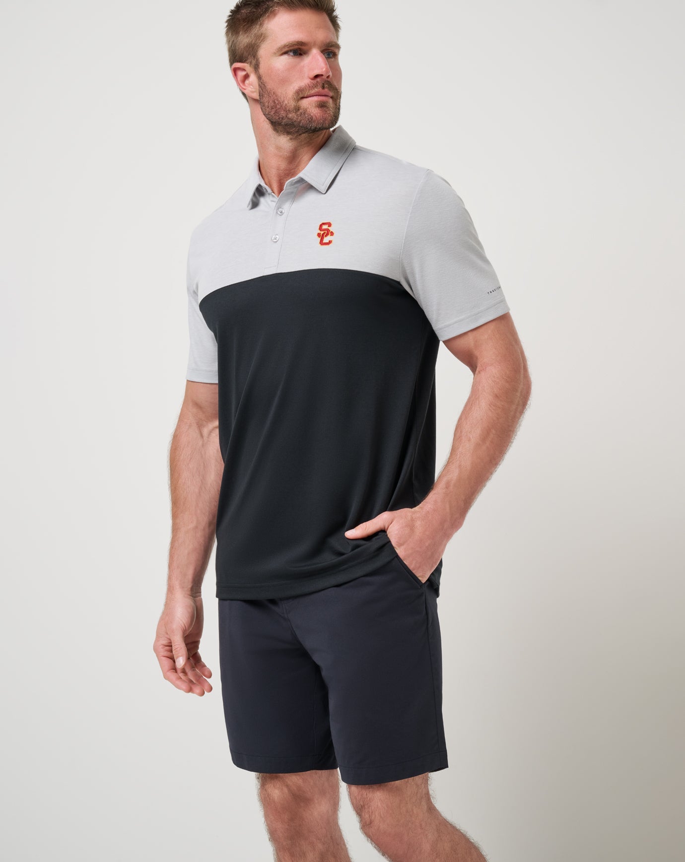 Travis Mathew Outlets USC Drop Back Polo Game Day|New
