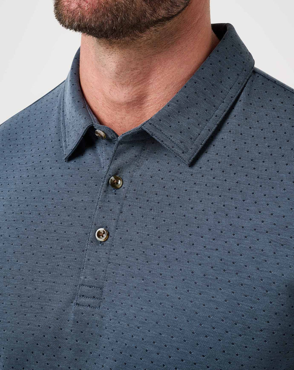 TravisMathew | Handsome Town Long Sleeve Polo