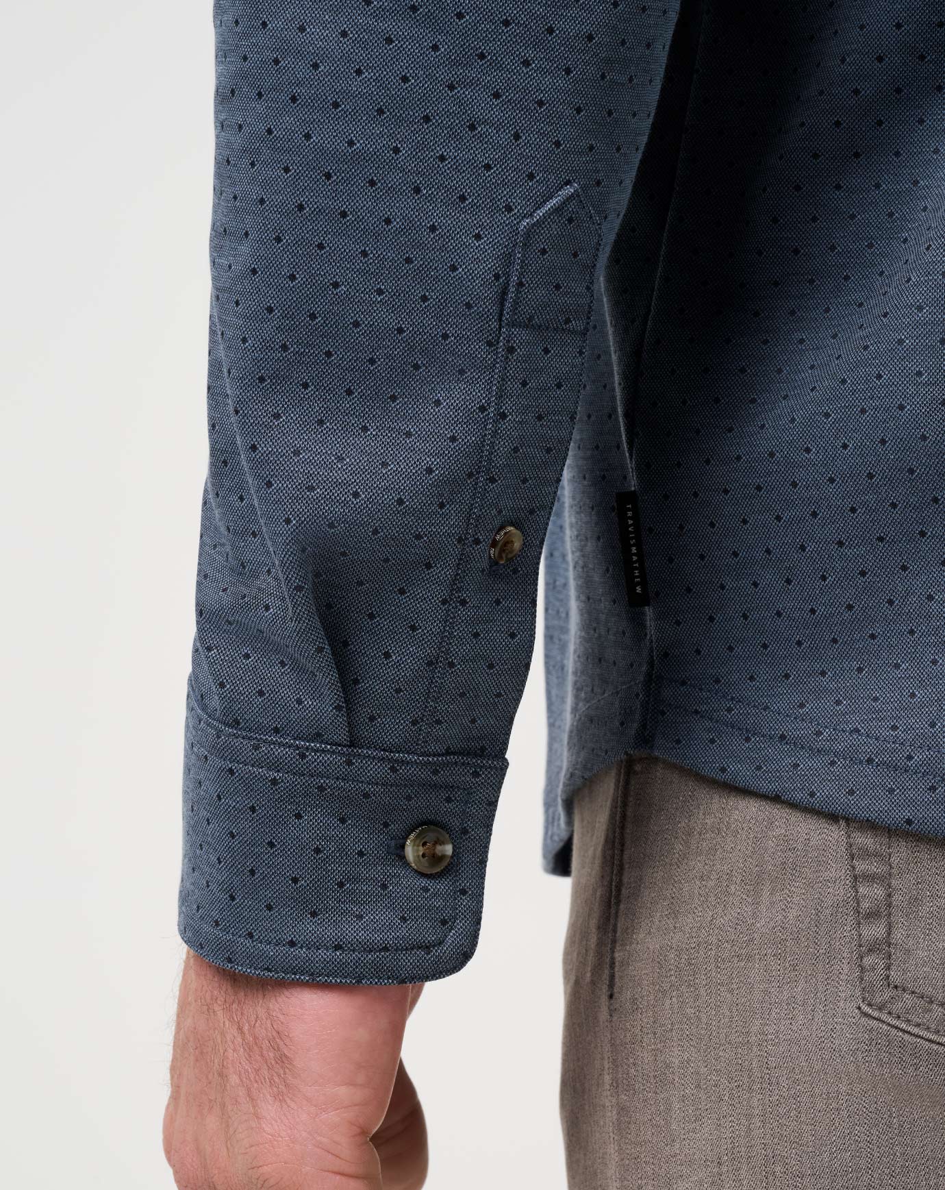 TravisMathew | Handsome Town Long Sleeve Polo