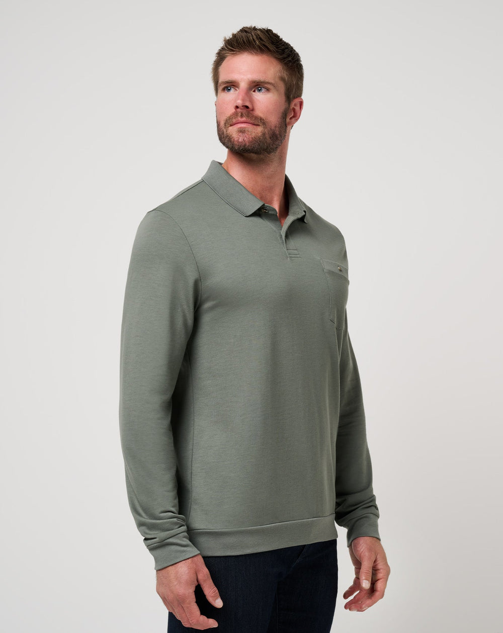 TravisMathew | December First Long Sleeve Polo