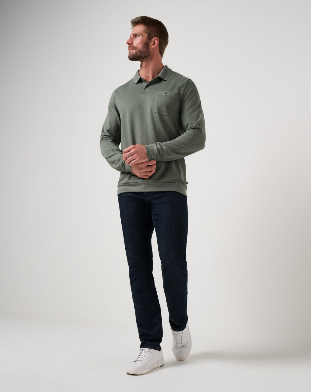 TravisMathew | December First Long Sleeve Polo
