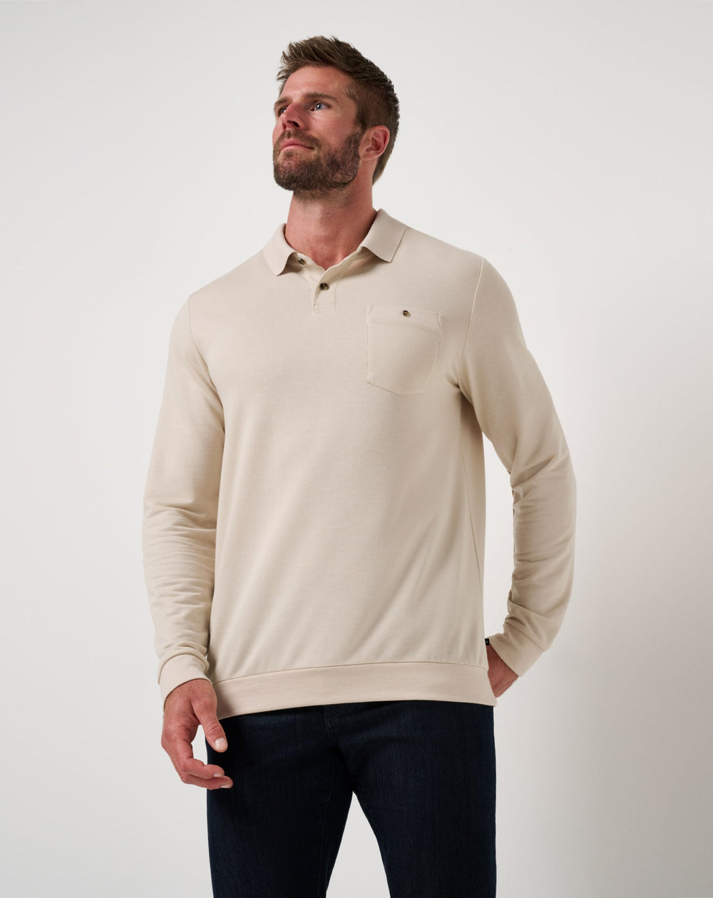 TravisMathew | December First Long Sleeve Polo