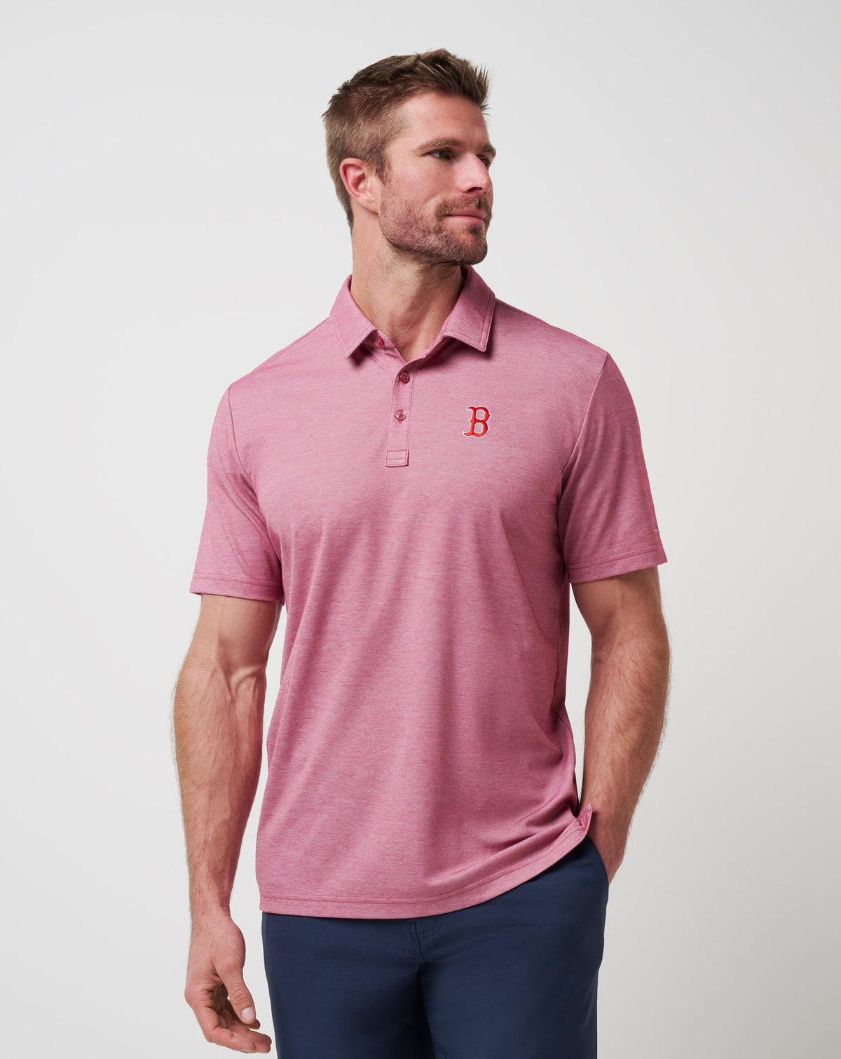 TravisMathew | Boston Red Sox Playoff Pitch Polo