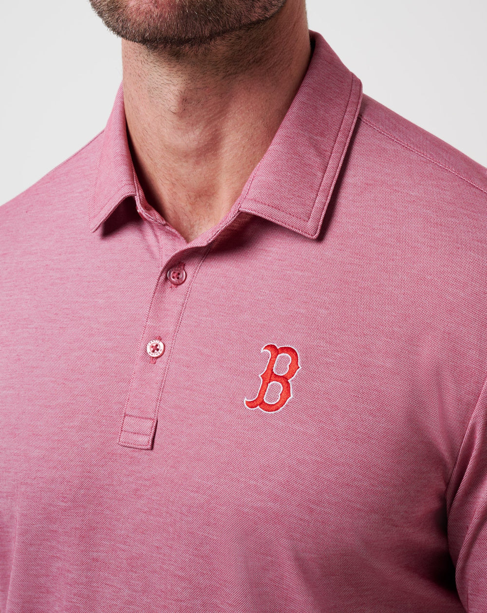 TravisMathew | Boston Red Sox Playoff Pitch Polo