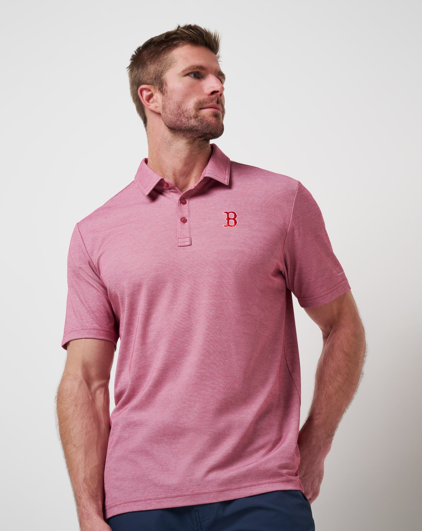 TravisMathew | Boston Red Sox Playoff Pitch Polo