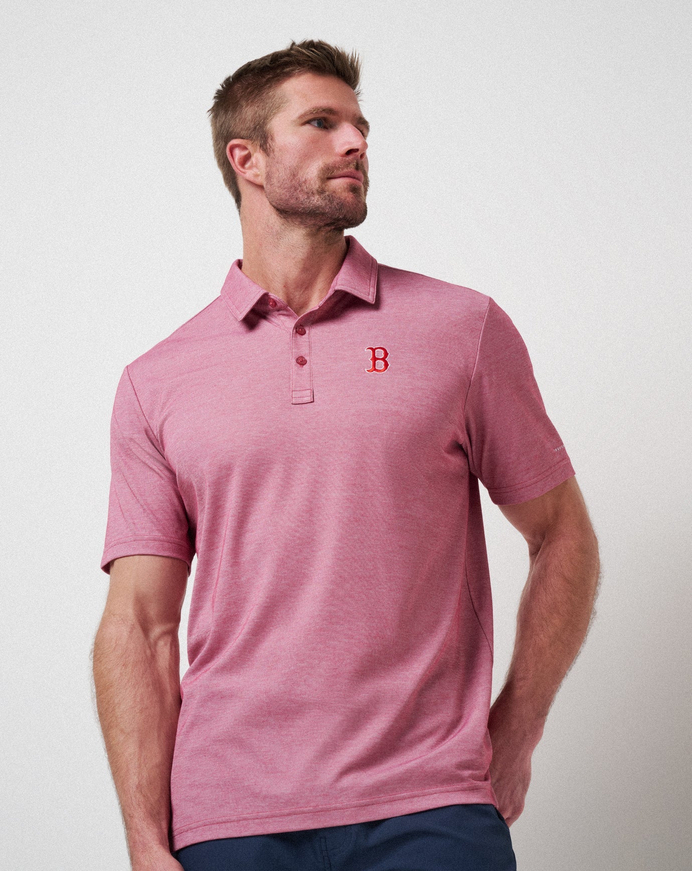 TravisMathew | Boston Red Sox Playoff Pitch Polo