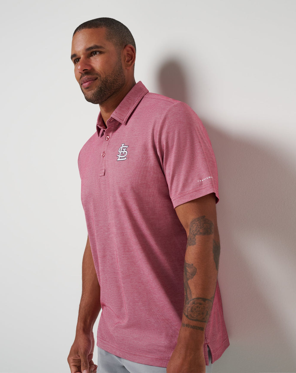 TravisMathew | St Louis Cardinals Playoff Pitch Polo