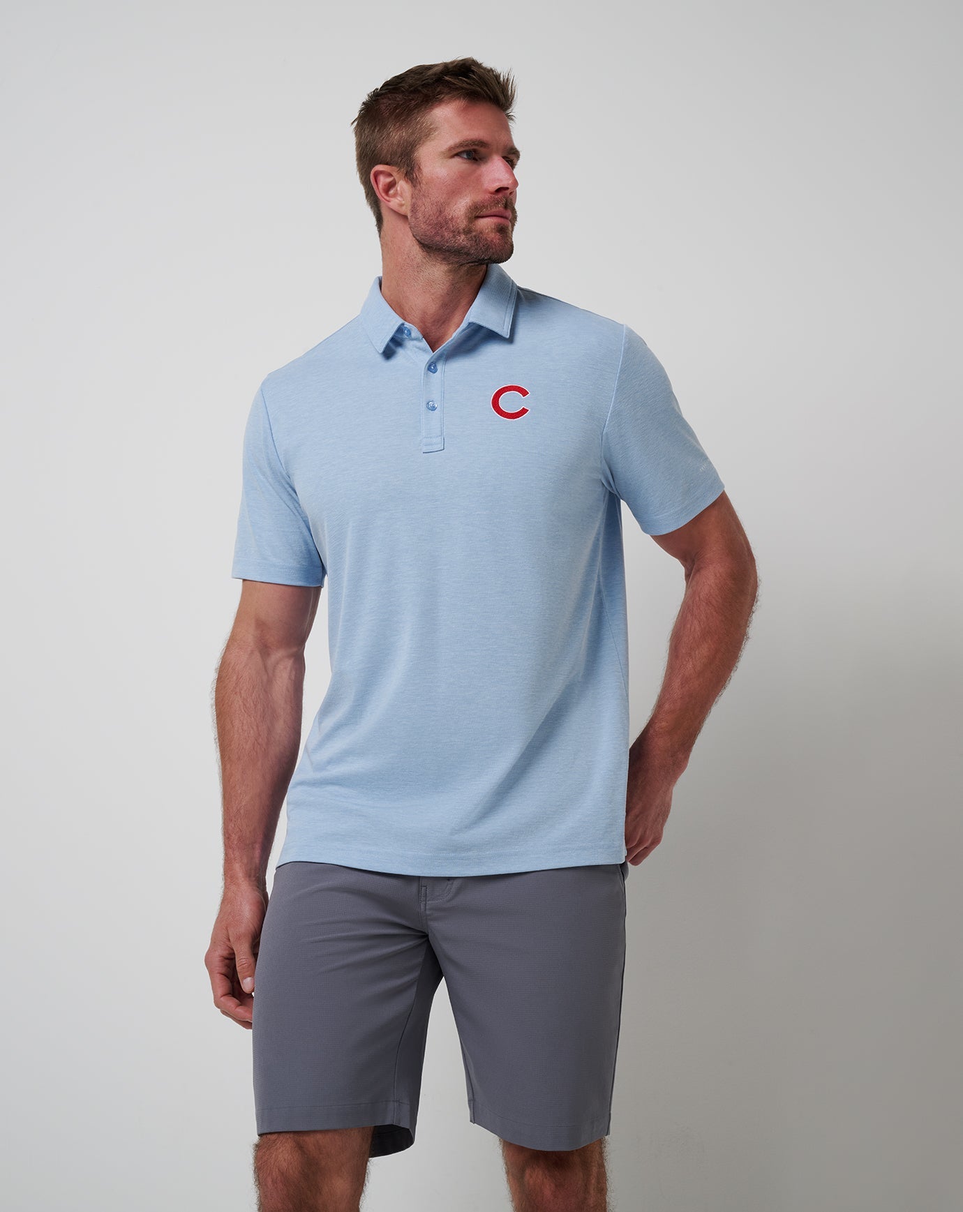 TravisMathew | Chicago Cubs Playoff Pitch Polo