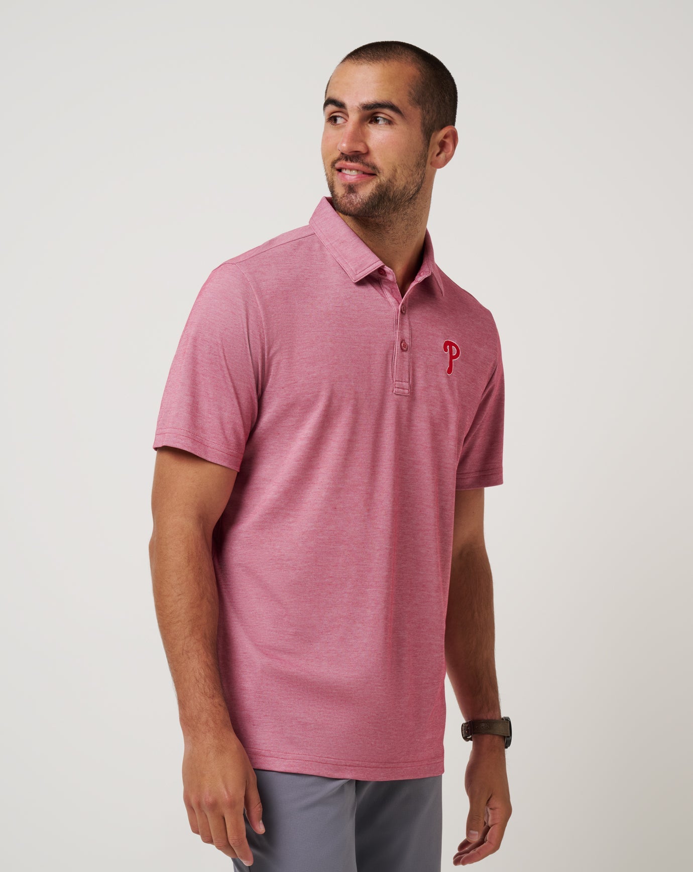 TravisMathew | Philadelphia Phillies Playoff Pitch Polo
