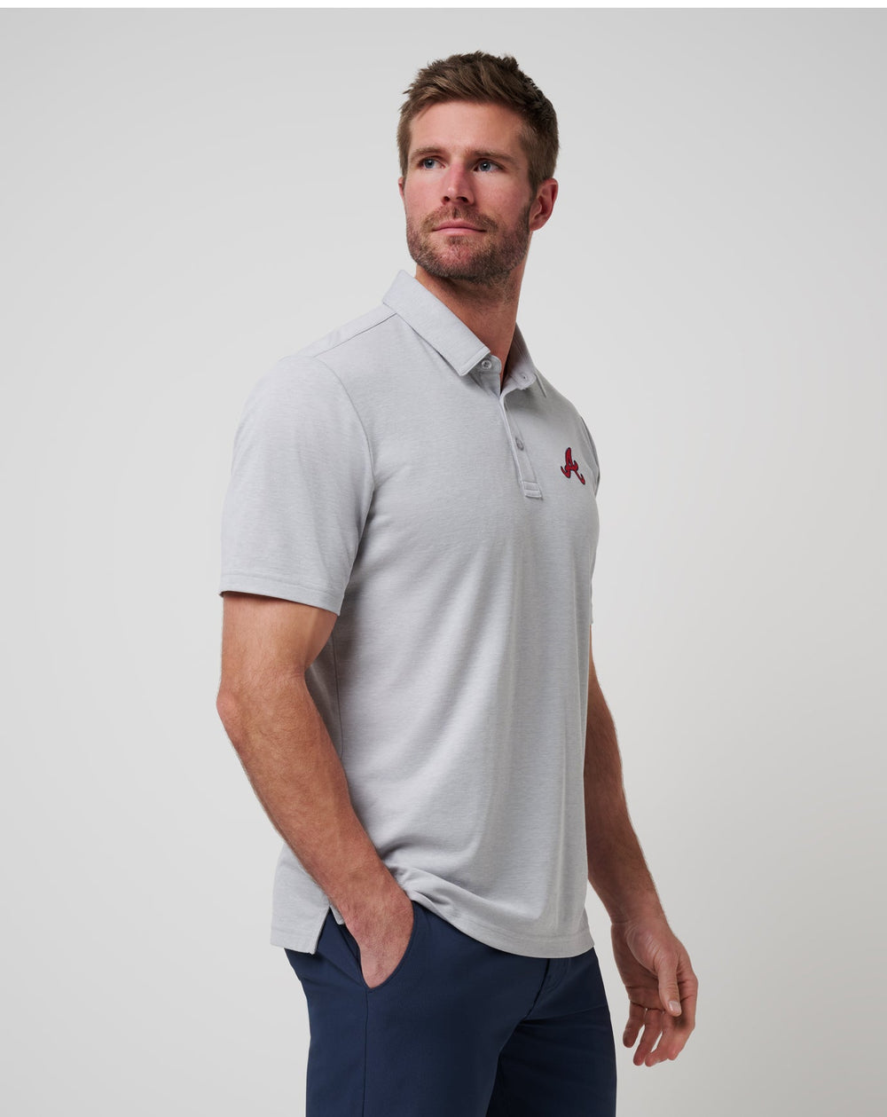 TravisMathew | Atlanta Braves Playoff Pitch Polo