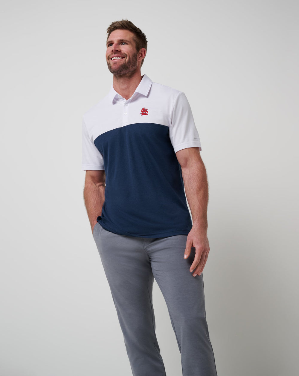 TravisMathew | St Louis Cardinals Home Run Leader Polo