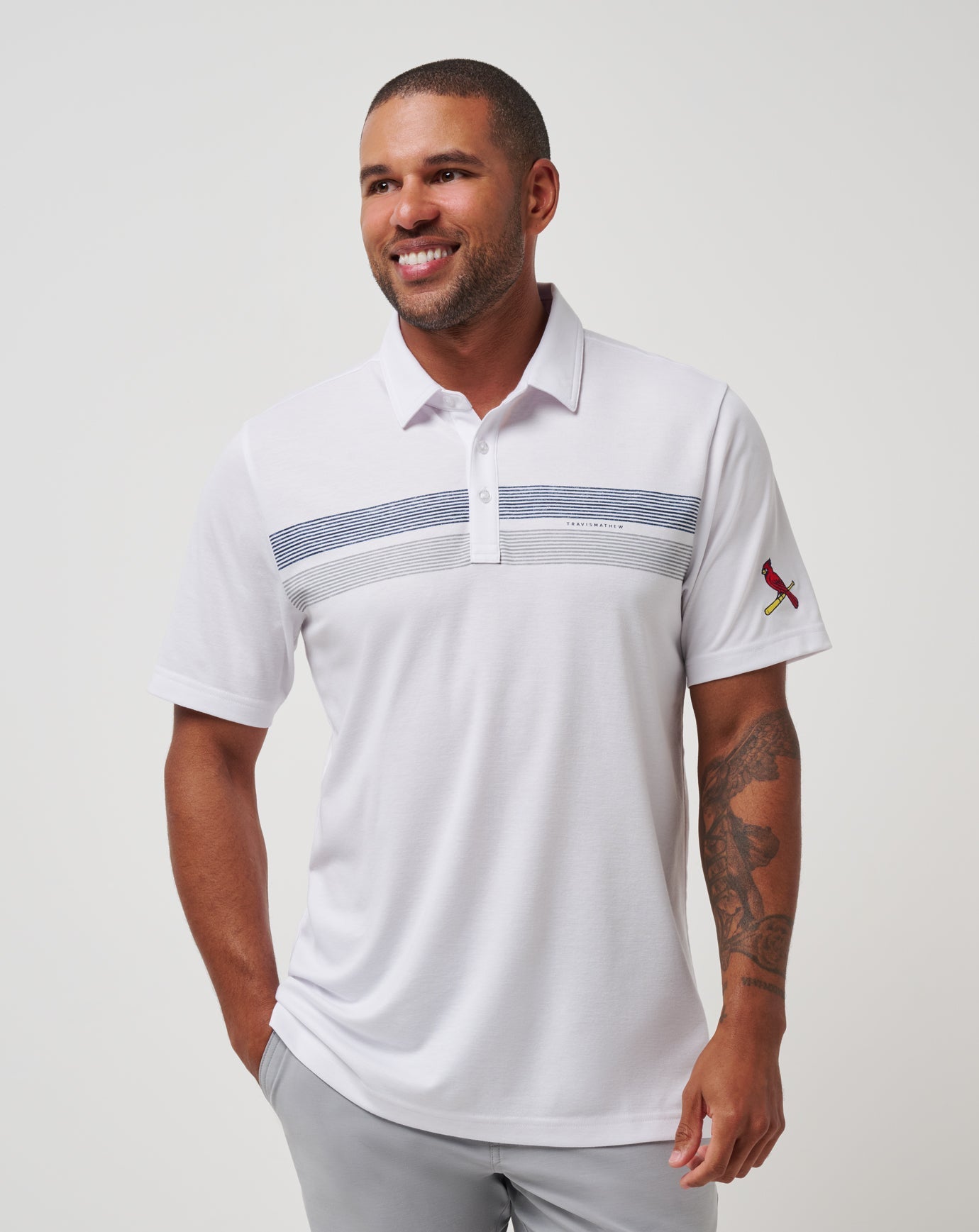 TravisMathew | St Louis Cardinals Top Recruit Polo