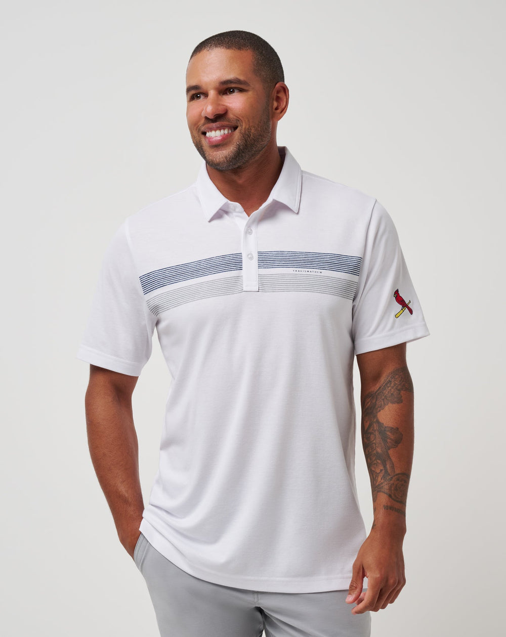 TravisMathew | St Louis Cardinals Top Recruit Polo