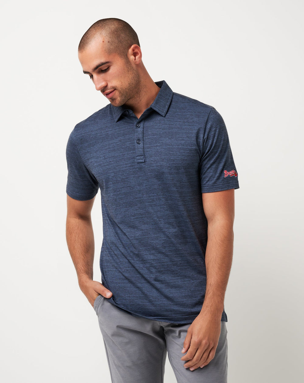 TravisMathew | Atlanta Braves The Heater Polo