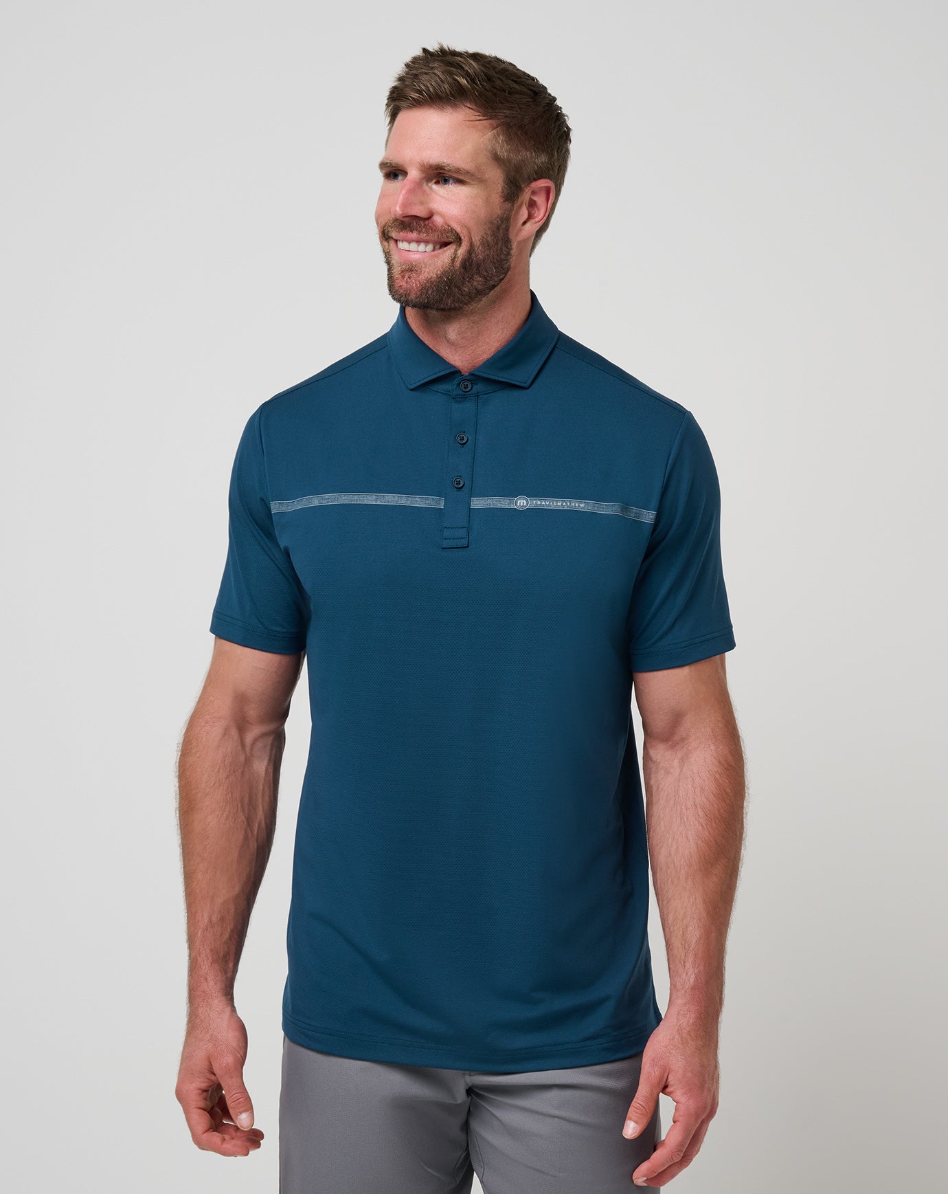 TravisMathew | Heater Pro Chest Stripe Polo