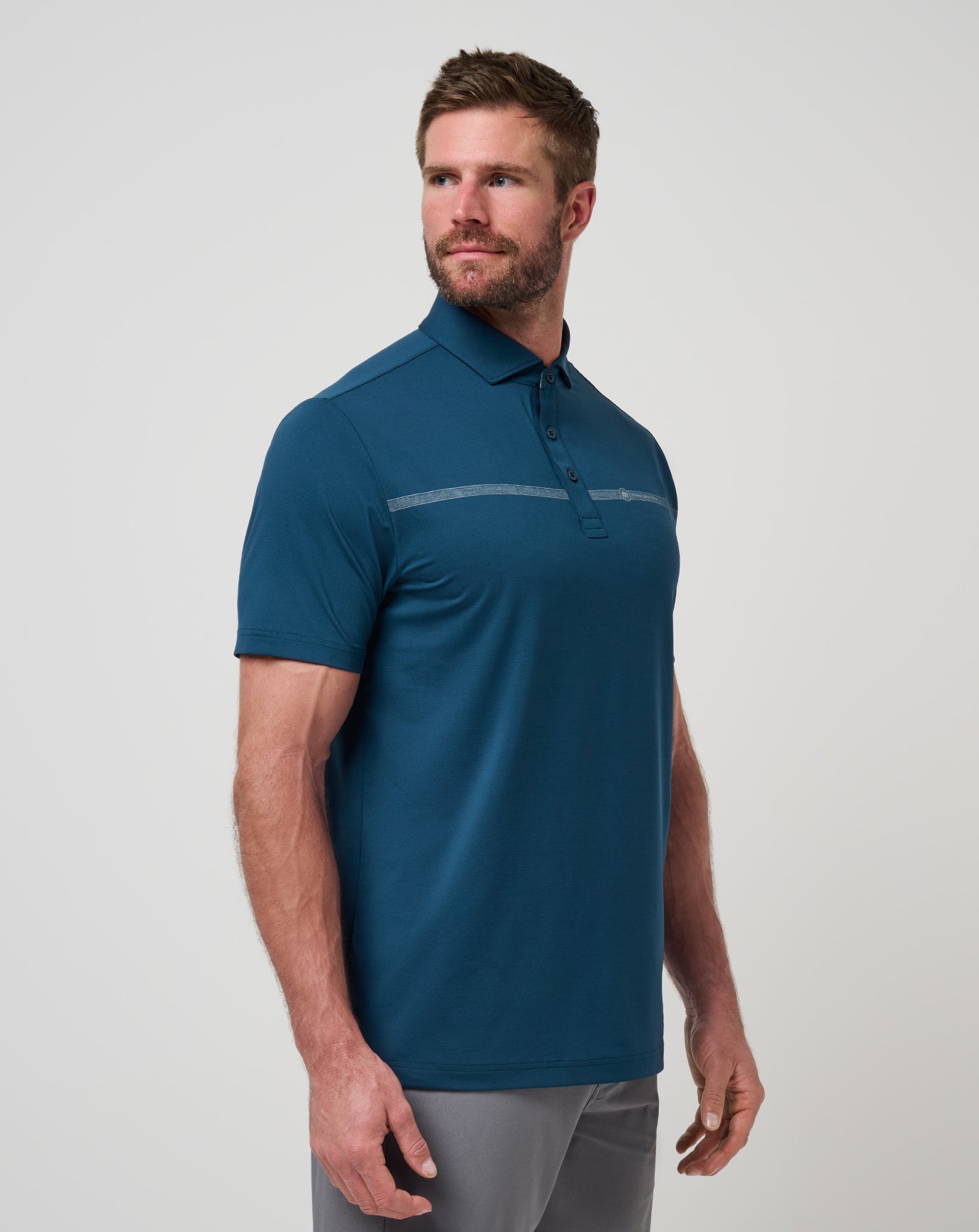 TravisMathew | Heater Pro Chest Stripe Polo