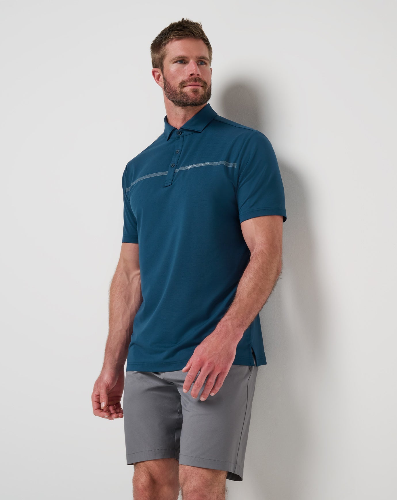 TravisMathew | Heater Pro Chest Stripe Polo