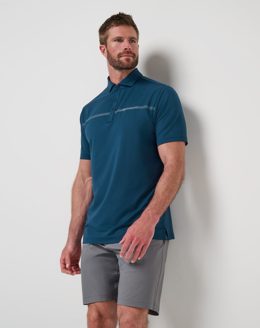 TravisMathew | Heater Pro Chest Stripe Polo