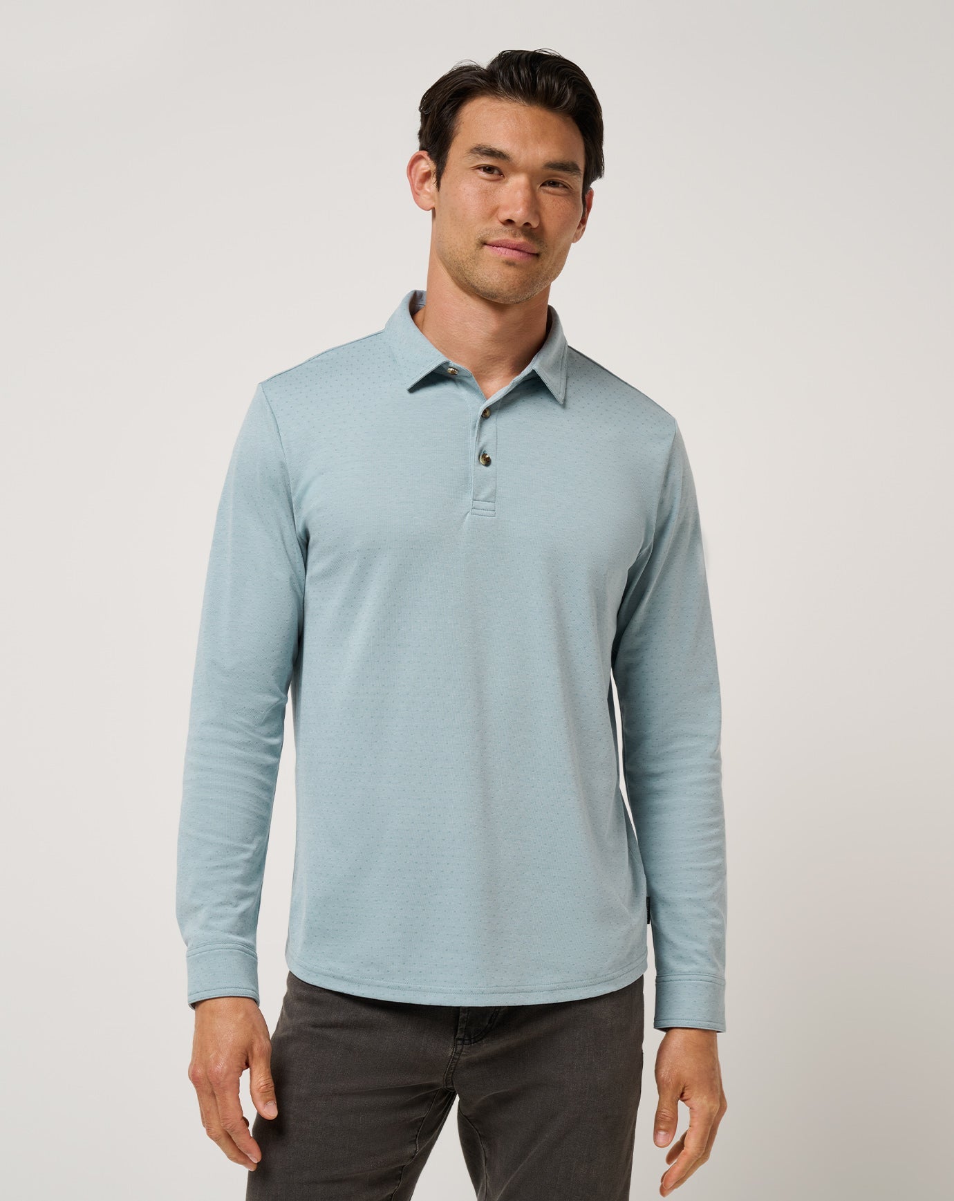 TravisMathew | Handsome Town Long Sleeve Polo