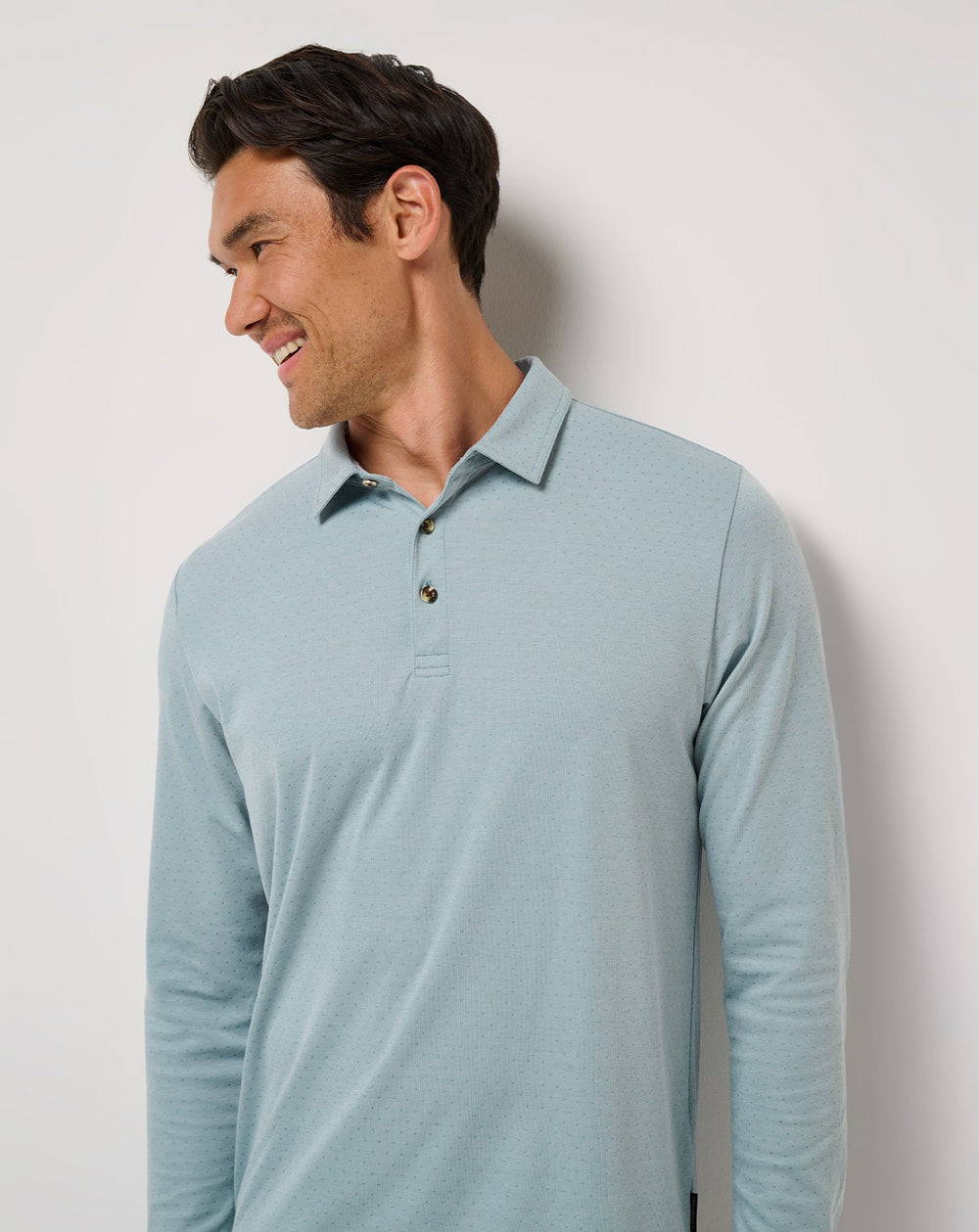 TravisMathew | Handsome Town Long Sleeve Polo