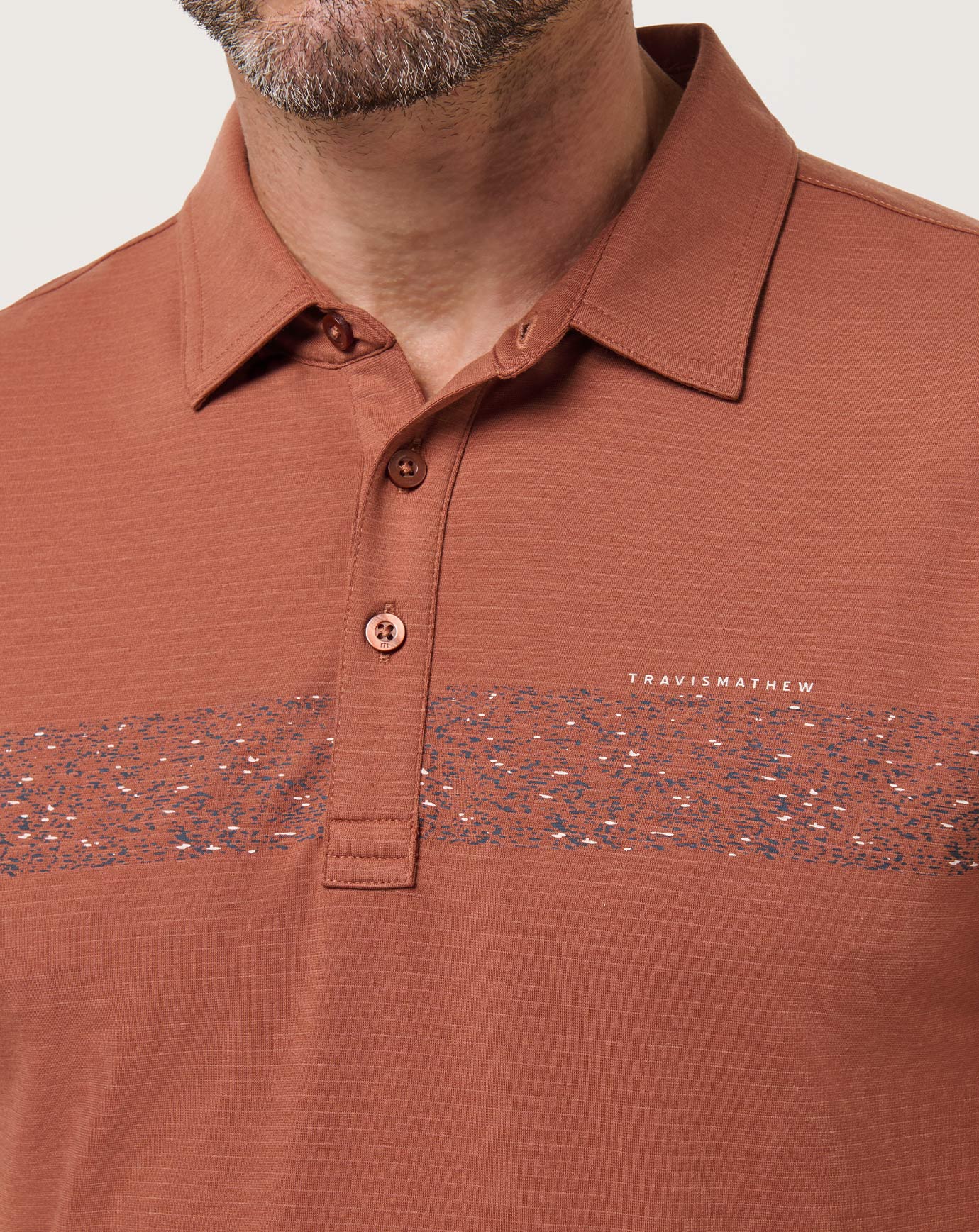 TravisMathew | The Heater Chest Stripe Polo
