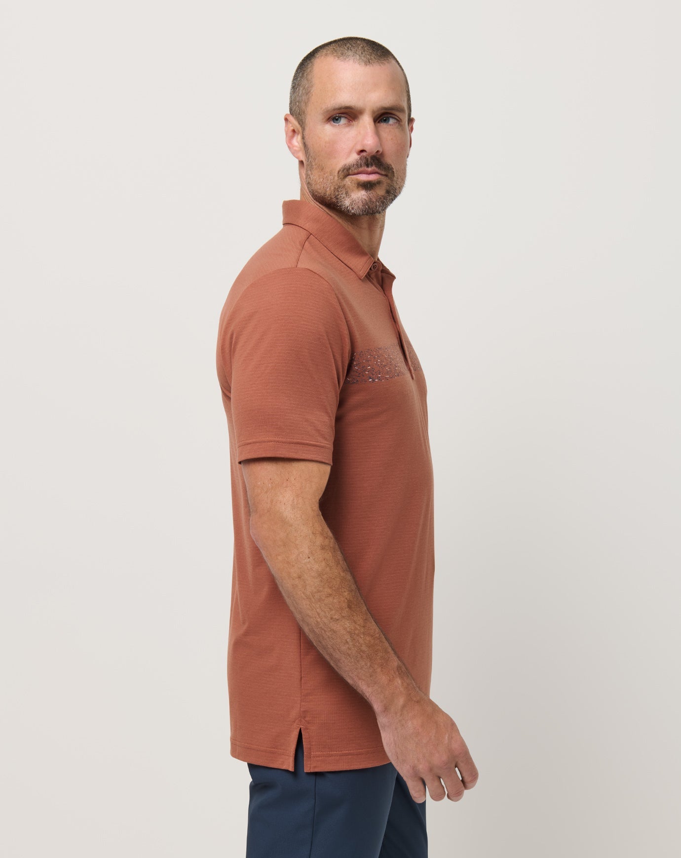 TravisMathew | The Heater Chest Stripe Polo