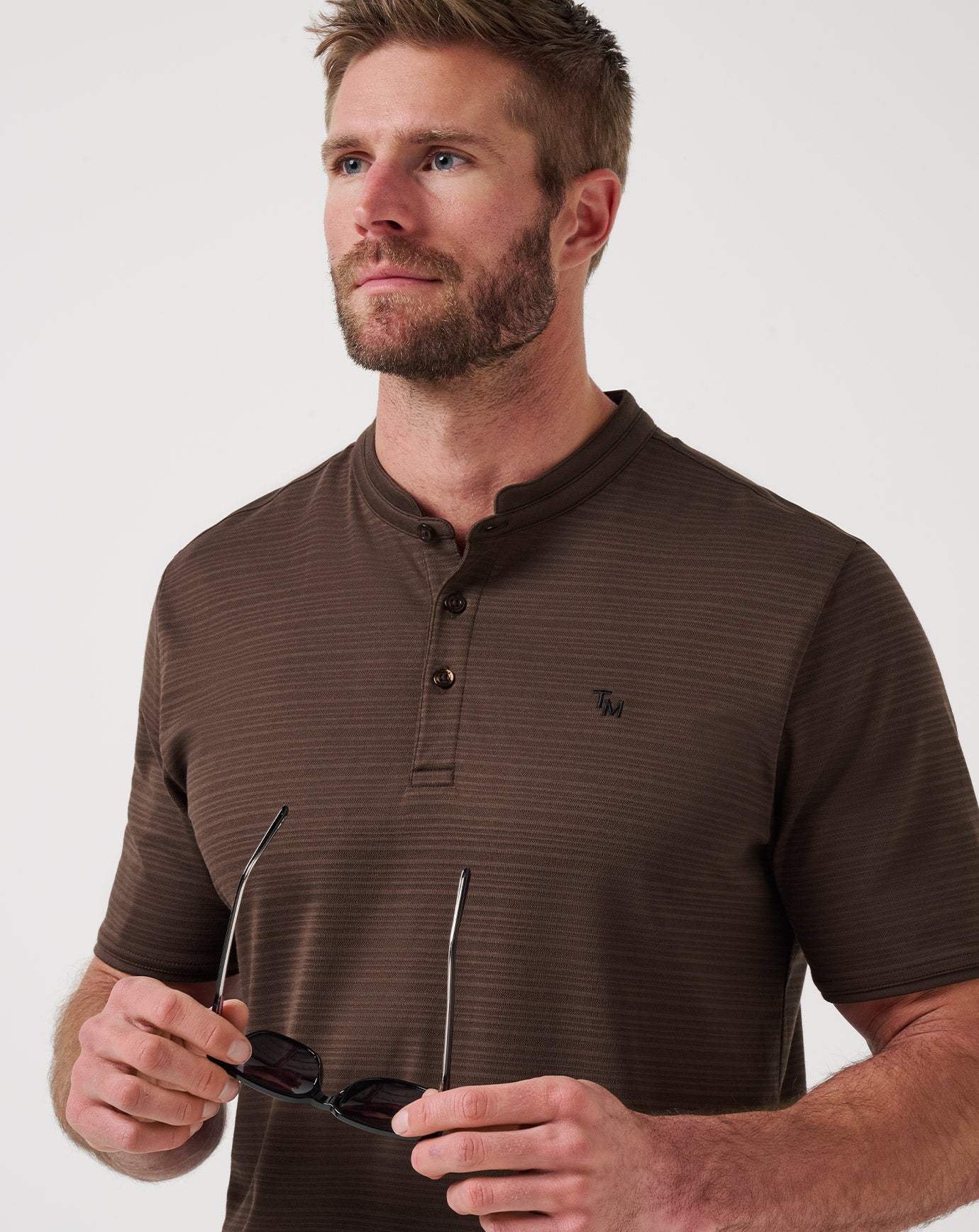 Travis Mathew Outlets Winning Record Henley Polo Men|New