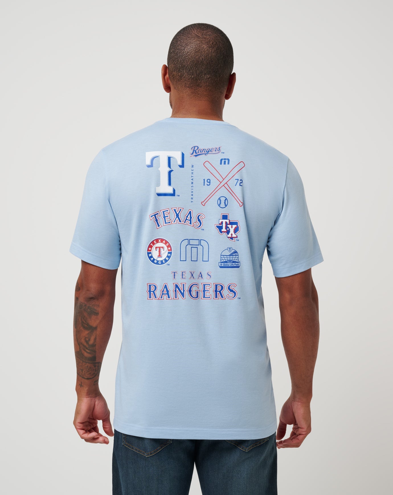 TravisMathew | Texas Rangers Friendly Rivalry Tee