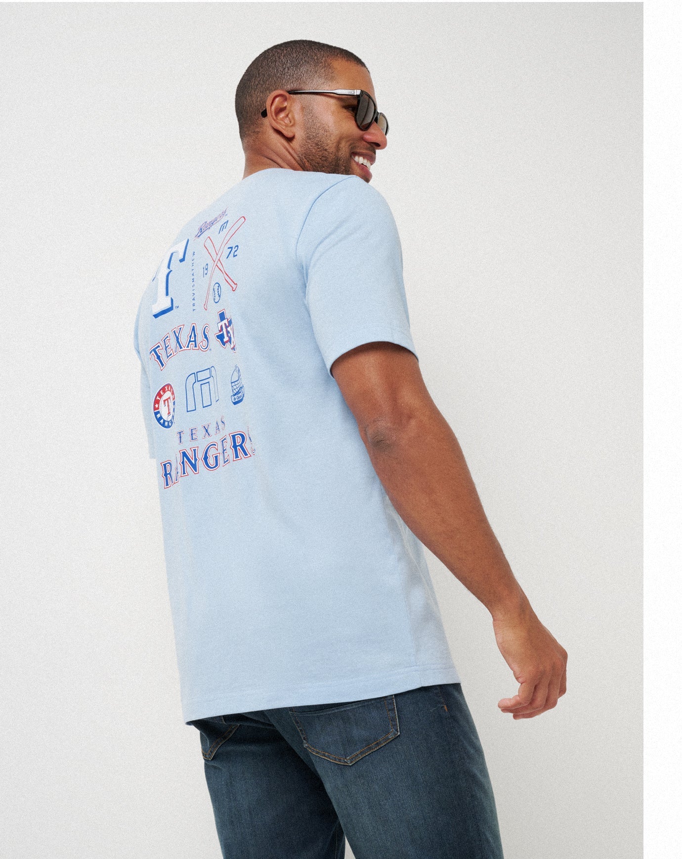 TravisMathew | Texas Rangers Friendly Rivalry Tee