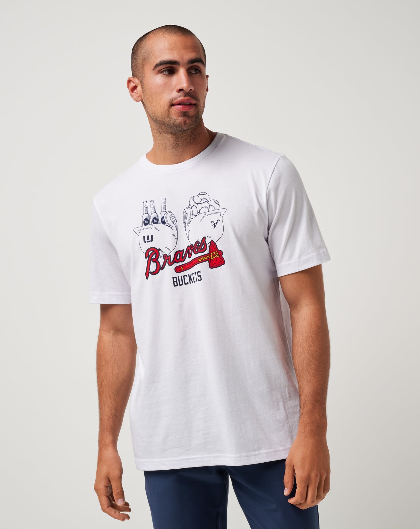 TravisMathew | Atlanta Braves Strike One Tee