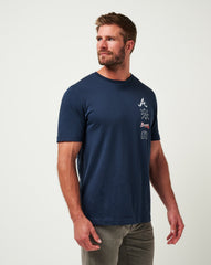 TravisMathew | Atlanta Braves Sunset Slam Tee