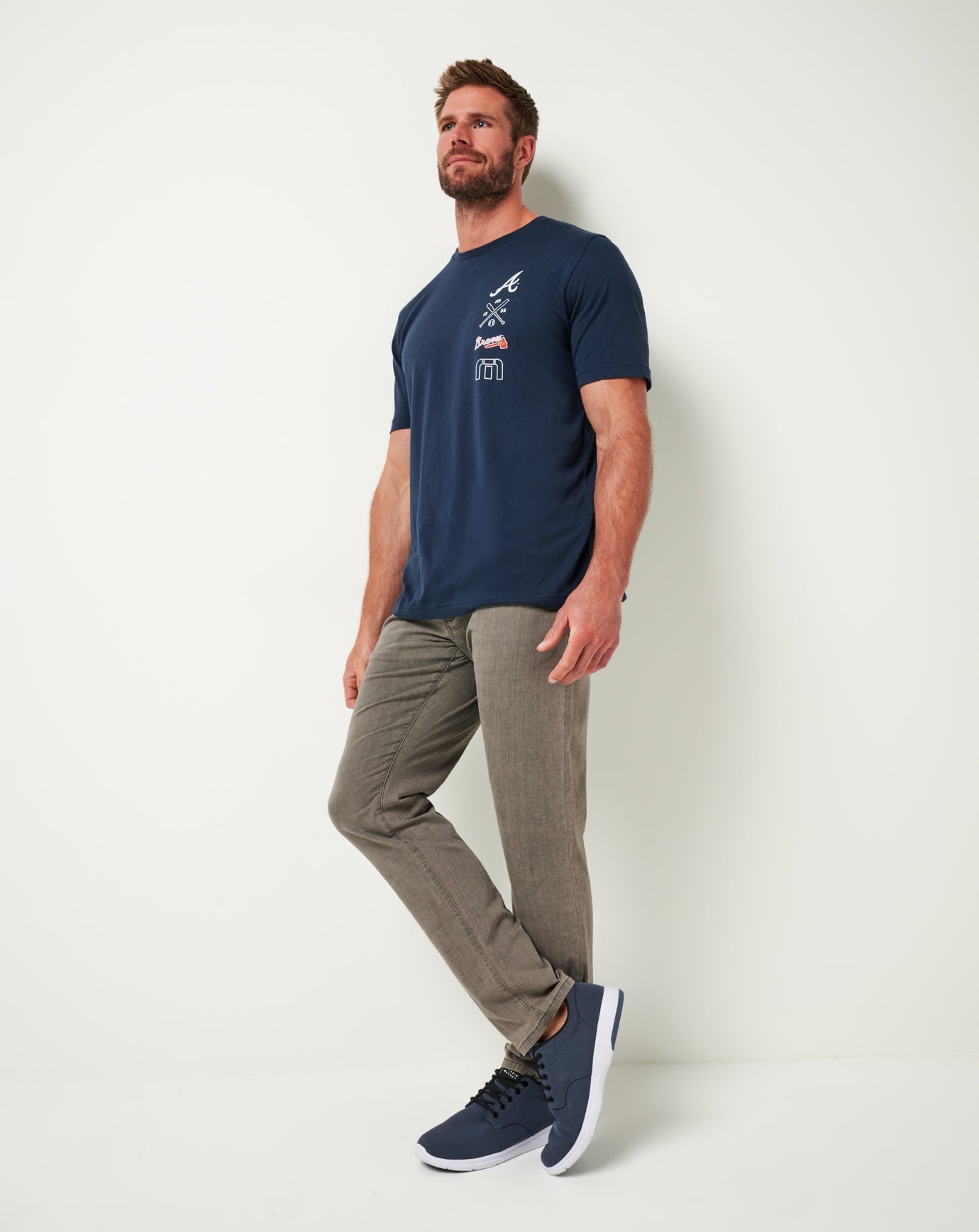 TravisMathew | Atlanta Braves Sunset Slam Tee