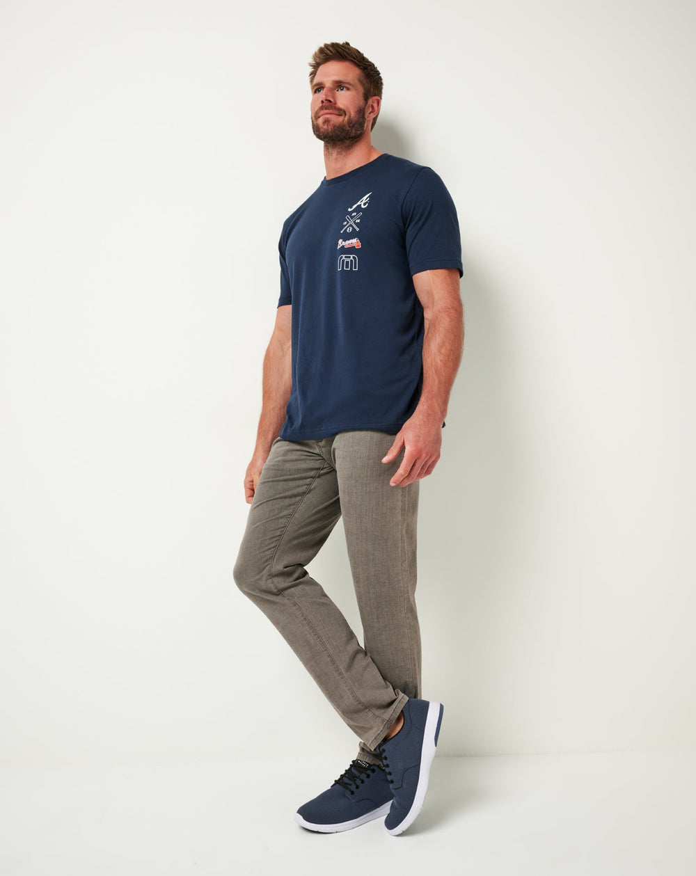 TravisMathew | Atlanta Braves Sunset Slam Tee