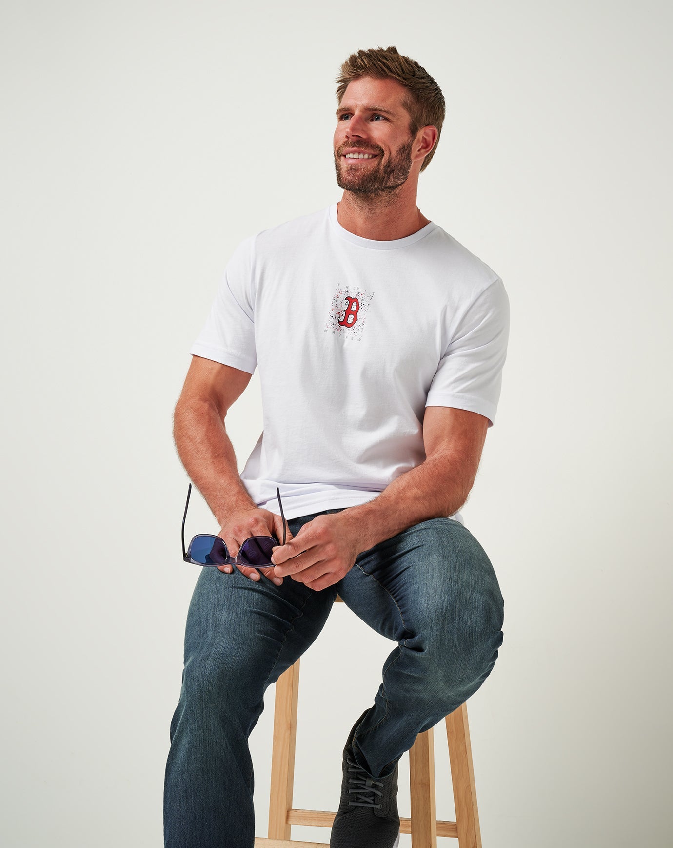 TravisMathew | Boston Red Sox In The Dugout Tee