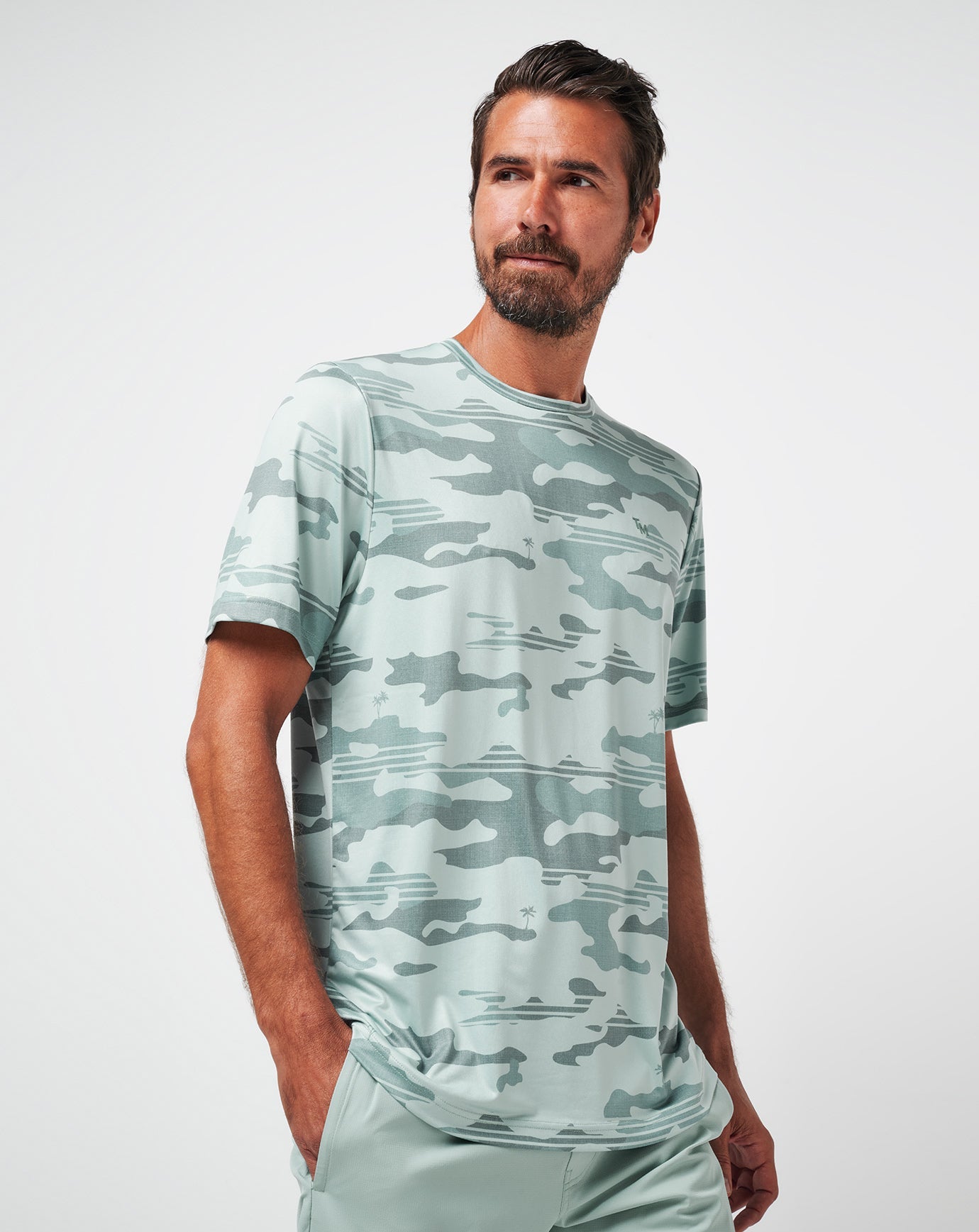 Travis Mathew Online Season Stealth Tee Men|New