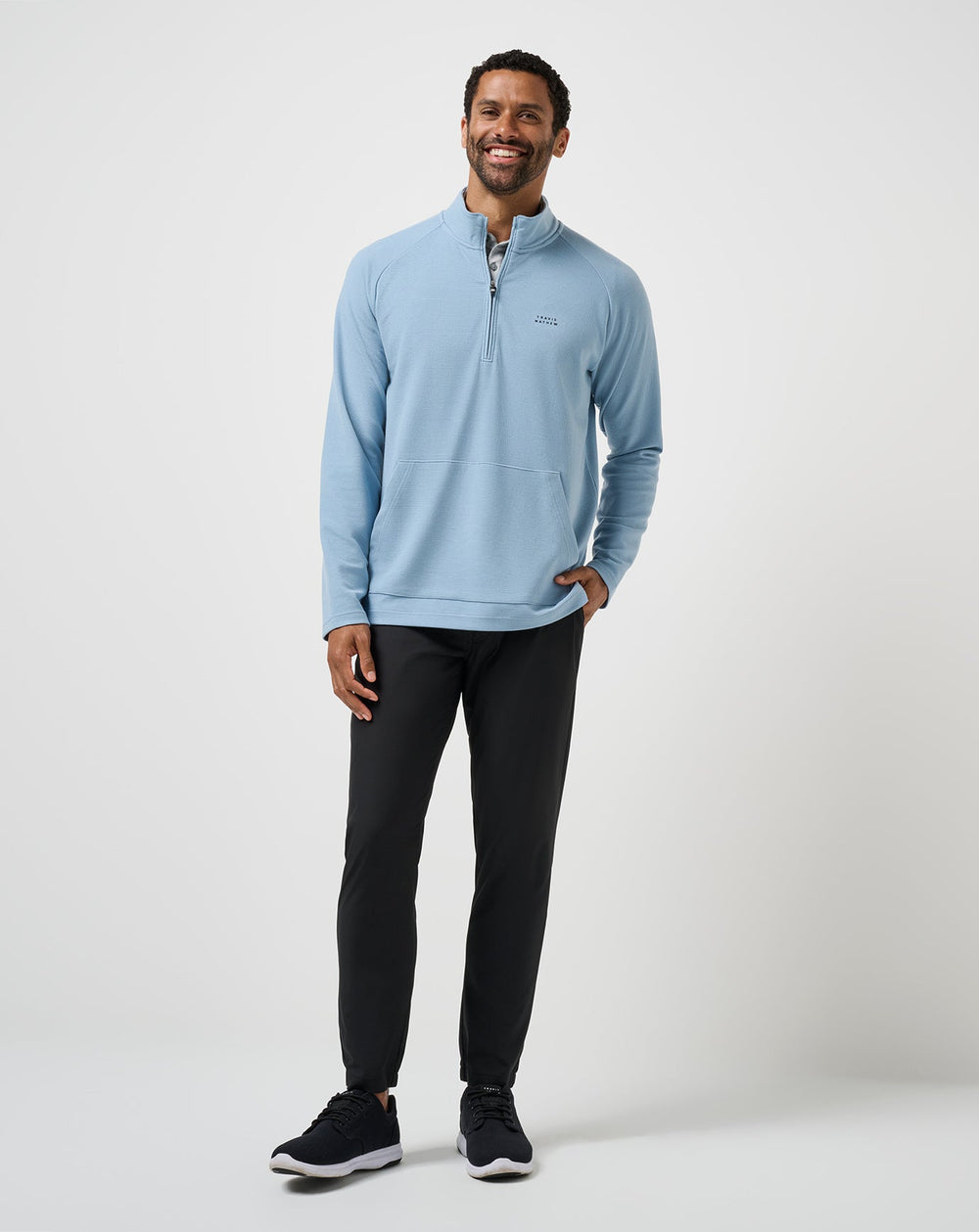 TravisMathew | Performance Waffle Quarter Zip