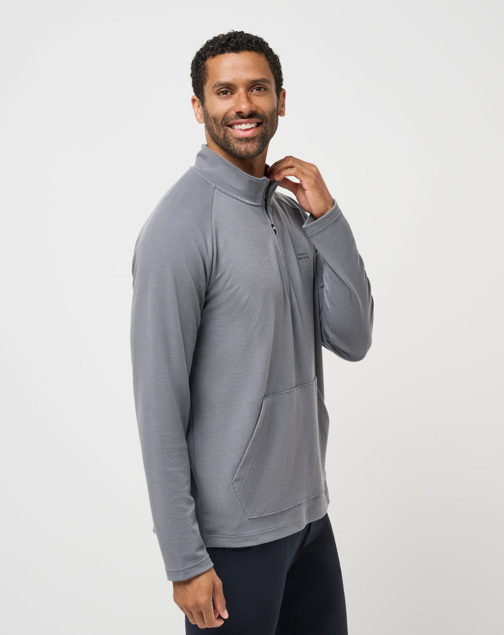 TravisMathew | Performance Waffle Quarter Zip