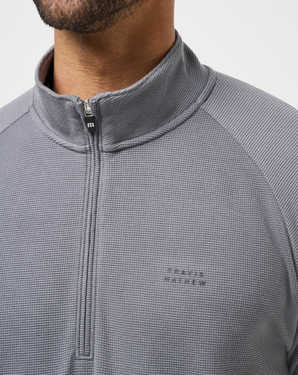 TravisMathew | Performance Waffle Quarter Zip