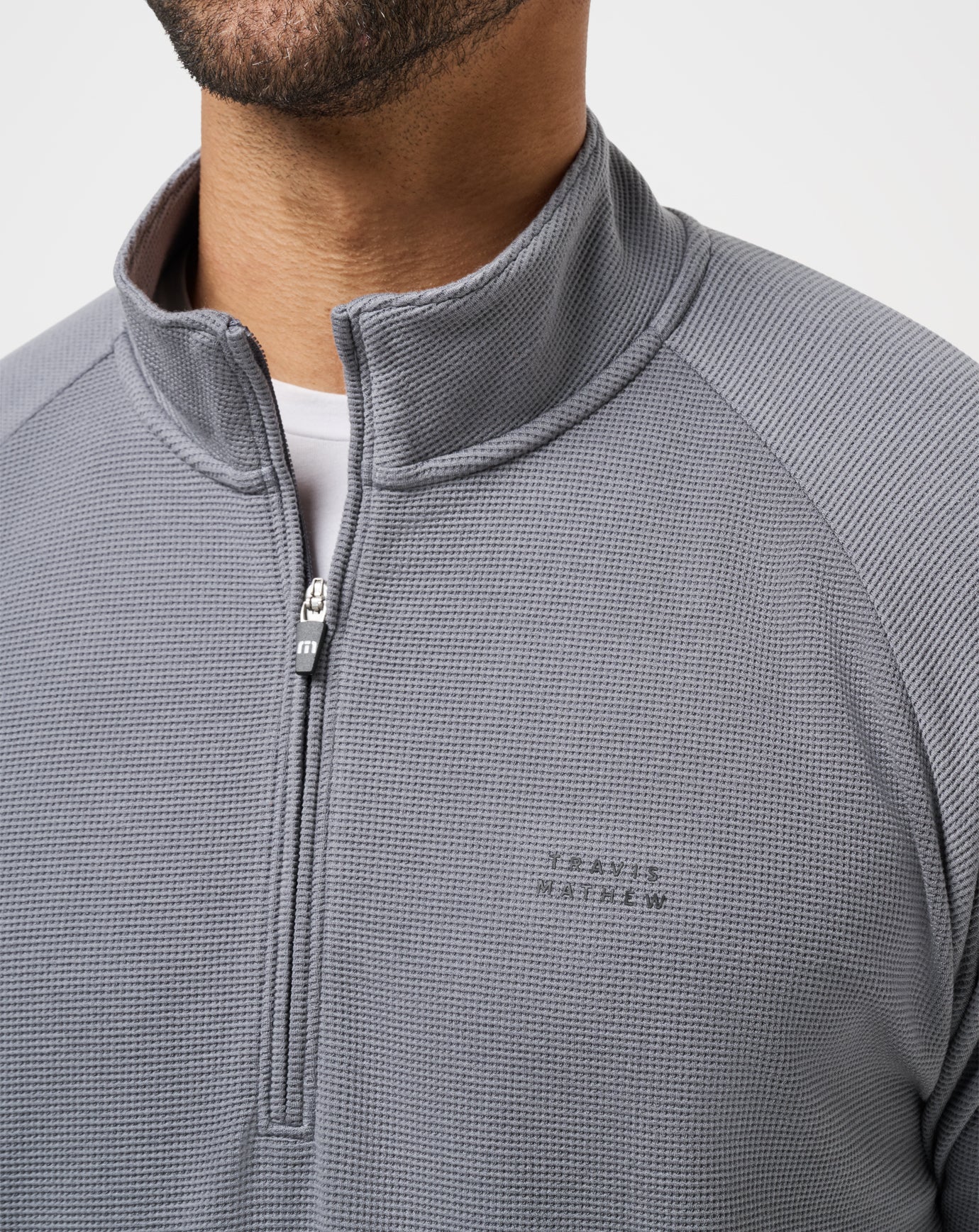 TravisMathew | Performance Waffle Quarter Zip