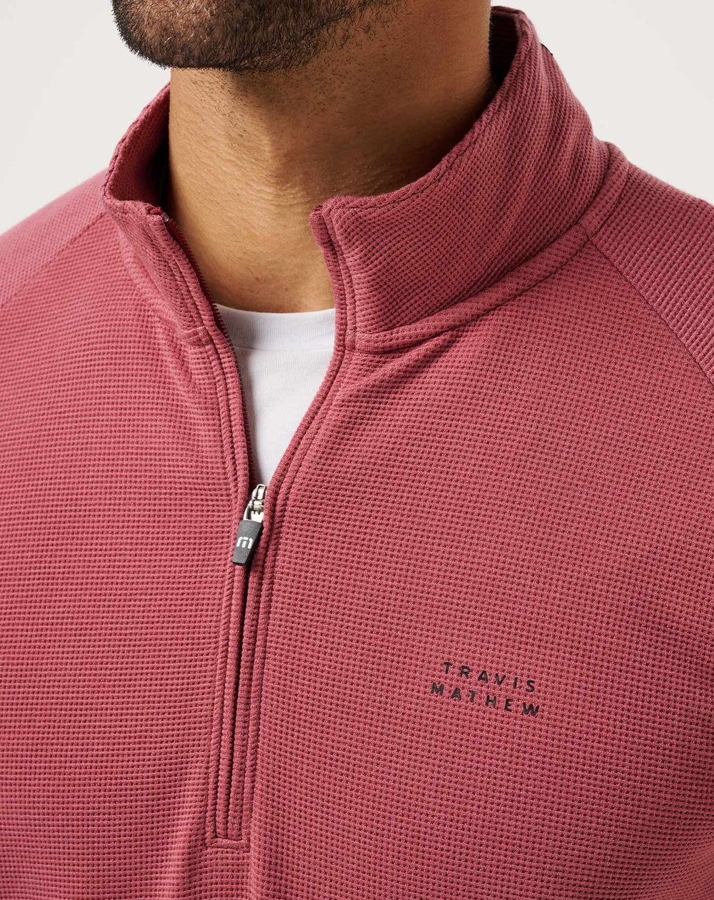 TravisMathew | Performance Waffle Quarter Zip