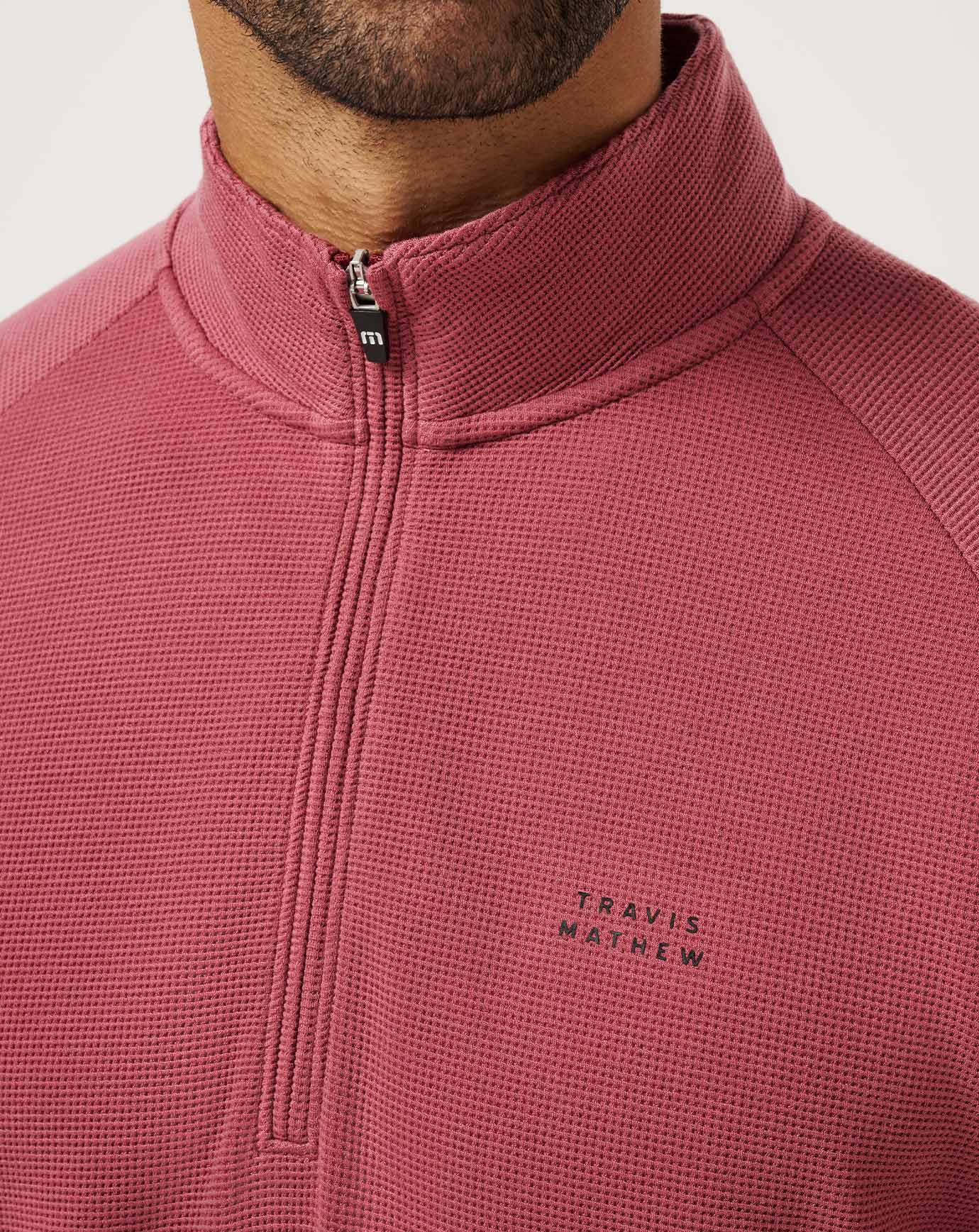 TravisMathew | Performance Waffle Quarter Zip